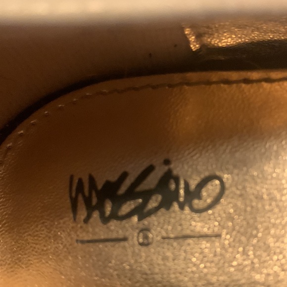 Mossimo Women's Textured White Black Peep Toe Platform Heels Size 8.5 - Picture 13 of 15